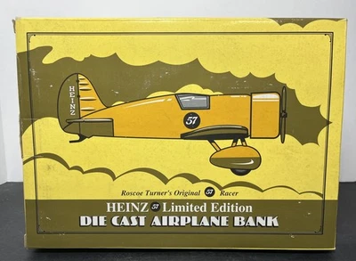 Roscoe Turner's Original 57 Racer Heinz Limited Edition Die Cast Airplane Bank - Image 1 of 4