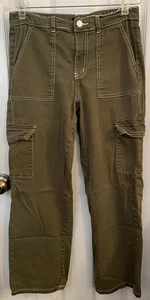 Forever 21 Kids-Cargo Pants;Size 13/14(Olive Green) - Picture 1 of 3