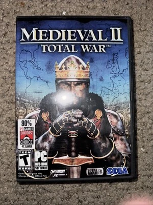 Total War: Medieval II DVD-ROM Game by Sega 2 CD Set Perfect Discs +Manuals - Image 1 of 4