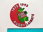 Autocollant Rugby Lainate 1973-1993 Timbre Kleber Vintage 80s Original