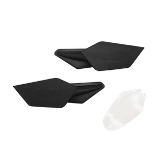 2x Motorcycle Winglets Aerodynamic Wing Spoiler Universal Modification F5O6 - Picture 1 of 5