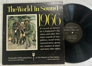 THE WORLD IN SOUND 1966 LP / Associated Press / Vietnam War / Frank Luther - Picture 1 of 5