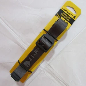 Carhartt Youth Large (26-28) Nylon 25mm Webbing Ladder Lock Belt Gravel WB5661-K - Picture 1 of 2