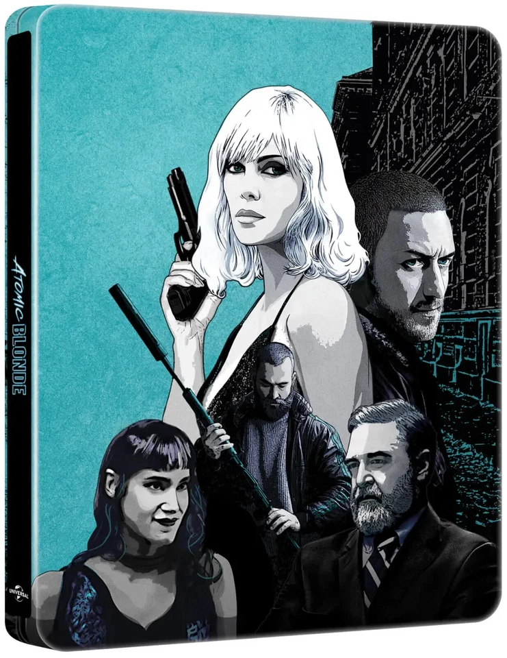 Atomic Blonde Steelbook Blu Ray Digital UK Edition Fast DISPATCH