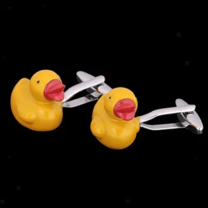 Yellow Duck links Buttons Animal Lover Clothing Decor - Picture 1 of 9