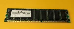 INFINEON 512MB DIMM DDR PC3200 400MHz 400 DDR-1 DDR1 HYS72D64320GU-5-B - Picture 1 of 2