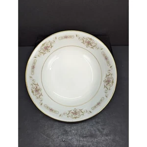 Vintage Rose China 3802 Kathy 9 Inch Serving Bowl Gold Trim Made in Japan - Picture 1 of 7