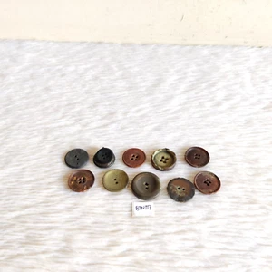 Vintage Different Bakelite Buttons Old 10Pcs BTN117 - Picture 1 of 6