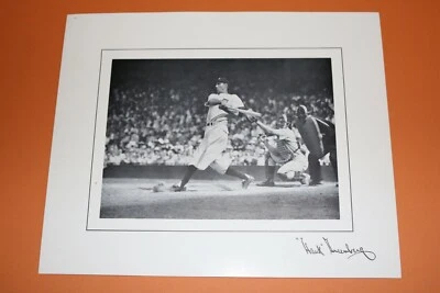 Старинный 1940-е HANK GREENBERG Пожизненный Home Run статистика фото бейсбольный дисплей  - Изображение 1 из 4