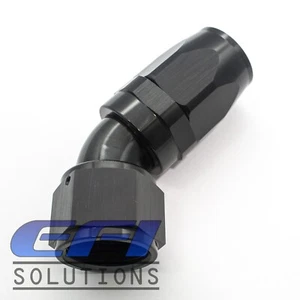 45 Degree Full Flow Taper Series Hose End Fitting AN16 (Black) 152-16BLK - Picture 1 of 1