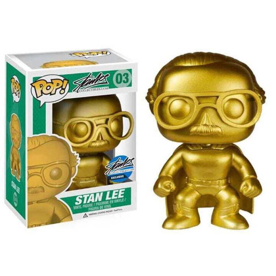 Marvel Stan Lee Gold Exclusive Pop! Vinyl Figure #03 - Image 1 of 1