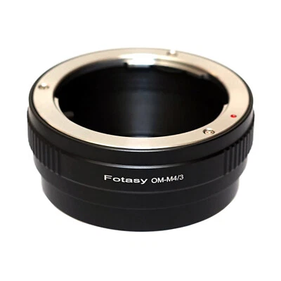 Olympus OM lens to Micro M4/3 Adapter Olympus OM-D E-M1 E-M5 E-M10 Mark II PEN-F - Image 1 of 4