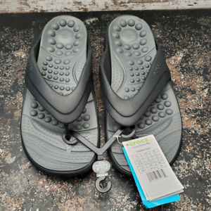 Mens Crocs Reviva Flip Flop Sandals Shoes Sz 11 M New With Tags