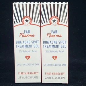 First Aid Beauty FAB Pharma BHA Acne Spot Treatment Gel 2% Salicylic Acid - Picture 1 of 3