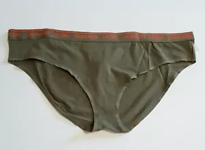 Calvin Klein CK One Plus Size Cotton Bikini Panty Muted Pine QF6019 Sz 2X - NWT - Picture 1 of 1
