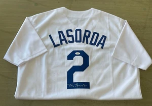 Tommy Lasorda Autographed Pro Style Jersey JSA #KK11671 - Picture 1 of 3