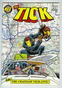 The Tick #9 Comic Book January 1998 NEC 4th Print Near Mint - Picture 1 of 1