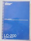 65984 Instruction Booklet - Star Lc-200 Users Manual - Commodore Amiga (1990) 80