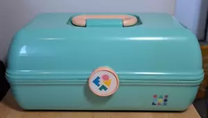 Teal Caboodles On-the-Go Girl Makeup Case with Mirror 5626 - Picture 1 of 13