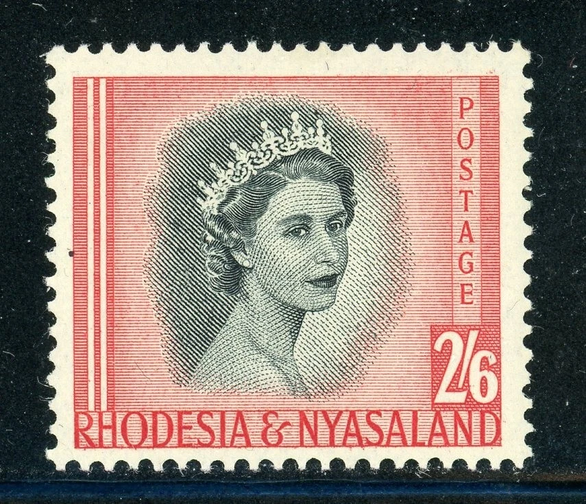 RHODESIA & NYASALAND 152 SG12 MH 1954-56 2sh6p QEII Definitive CV$8 - Image 1 of 1