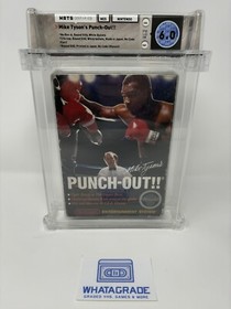 Mike Tyson's Punch-Out (NES 1987) 💎 1st Print White Bullets CiB 💎 WATA 6.0