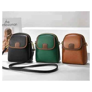 Mini Bolso Esencial Bandolera Pequeño Boutique Cuero Sintético Dama Niña para Teléfono - Imagen 1 de 12