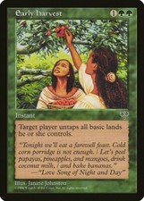 Early Harvest Mirage HEAVILY PLD Green Rare MAGIC THE GATHERING CARD ABUGames