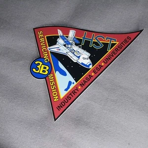Hubble Space HST 3B Servicing Mission NASA ESA Universities 4 3/4" Sticker Decal - Picture 1 of 2