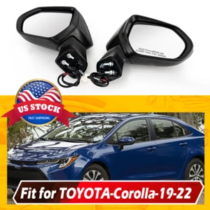 Juego de montaje de 2 espejos térmicos eléctricos para Toyota Corolla TO1320391 2020 2021 2022 - Imagen 1 de 13