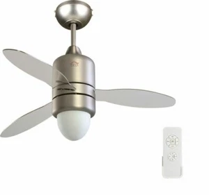 Ventilatore a soffitto Dcg VECRD65TL telecomando luce lampada 3 pale 107cm mshop - Foto 1 di 2