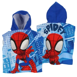 Spiderman Microfibre Poncho for Kids 100x55cm - Picture 1 of 3