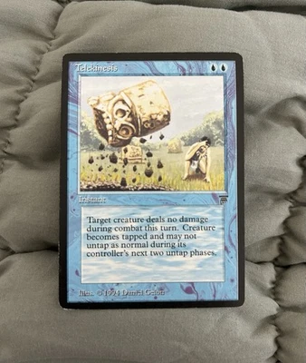 Magic The Gathering Vintage 1994 Telekinesis Legends Lightly Played MTG - Image 1 of 2