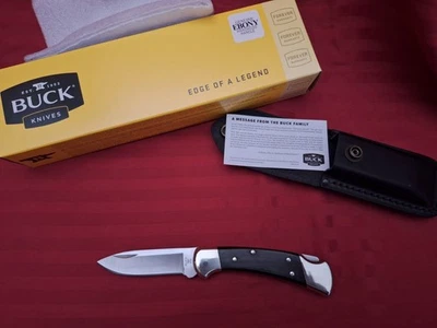 Cuchillo de punto de caída Tang Buck 112 Ranger estampado yunque plata níquel Foto 1 de 4