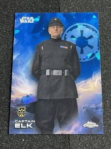 2025 Topps Chrome Sapphire Star Wars #16 Captain Elk - Picture 1 of 2