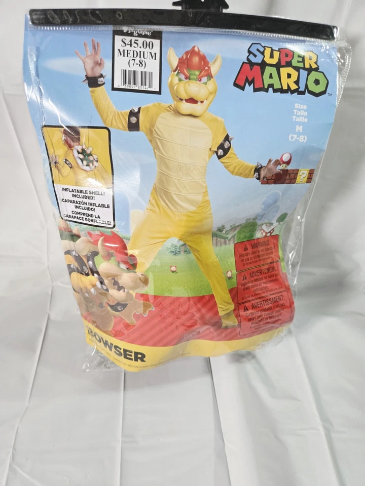 Disguise Bowser Deluxe Costume Medium 7 8