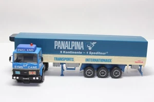 hg4808, Old Herpa Truck Flatbed Semi Truck Ford Panalpina/Conversion England 1:87 - Picture 1 of 9