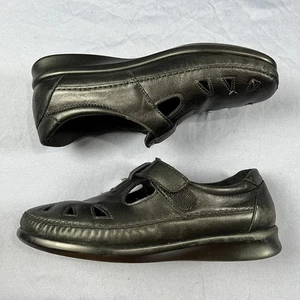 Zapatos sin cordones SAS Roamer Santolina para mujer talla 9 informales de cuero negros 2068455 - Imagen 1 de 6