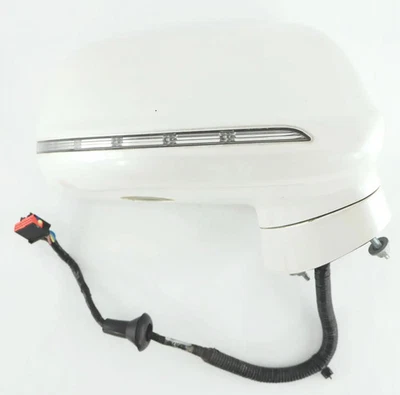 Espejo retrovisor de pasajero con calefacción Lincoln MKT 10-19 punto ciego memoria blanco platino Foto 1 de 4