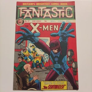 Fantastic #27 UK British Marvel Comic 1967 Among Us Stalk The Sentinels !  - Imagen 1 de 13