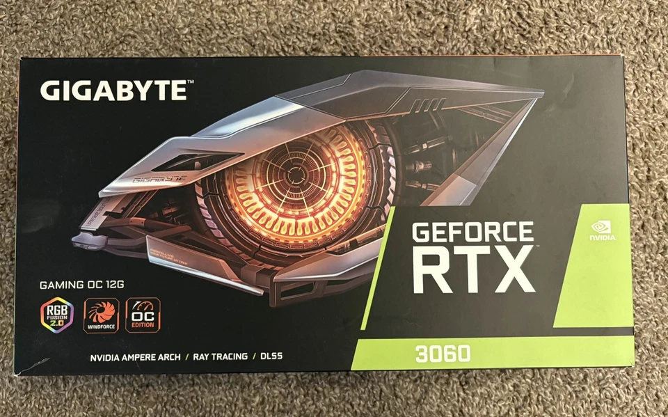 Gigabyte NVIDIA GeForce RTX 3060 12GB GDDR6 Foto 1 de 4