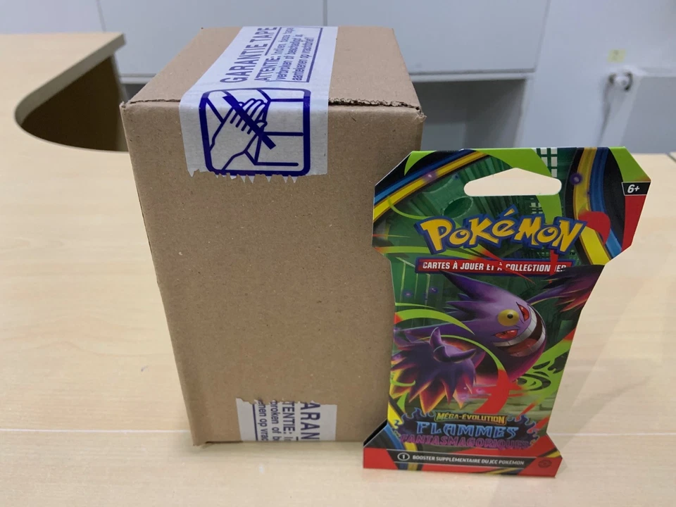 Pokemon Case 24 Blisters ME02 Flammes Fantasmogoriques Neuf officiel scellé FR - Imagen 1 de 1