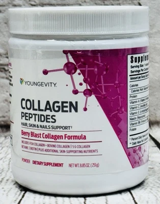 Péptidos de colágeno Youngevity Berry Blast 251 g sellado caducidad 05/2026 Foto 1 de 4