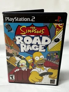 Simpsons Road Rage (Sony PlayStation 2, PS2, 2001) completo, etichetta nera - Foto 1 di 4