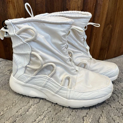NIKE Tanjun High Rise Snow Boots A00355-003 IVORY White Women’s Sz 7.5 - Image 1 of 4
