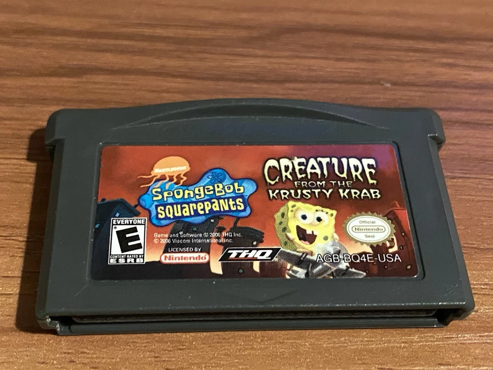 SpongeBob SquarePants Creature Gameboy Advance Cartridge Only - Image 1 of 2