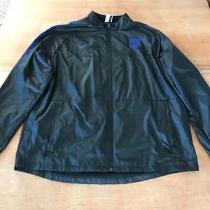 Nike USMNT National Team Windbreaker Jacket Men XL Black Full Zip Soft Shell - Picture 1 of 13