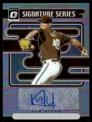 2021 Donruss Optic Signature Series Michel Baez Auto San Diego Padres #SS-MB - Image 1 of 2