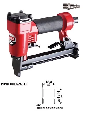 VALEX PUNTATRICE PNEUMATICA 8016  A ARIA COMPRESSORE ATTACCO RAPIDO COD. 1554005 - Imagen 1 de 4
