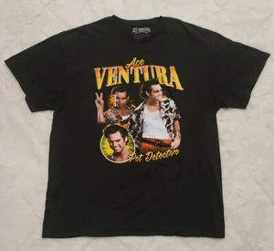 Ace Ventura Pet Detective T-Shirt Men's XL Black Cotton Comedy Movie Pullover - Picture 1 of 9