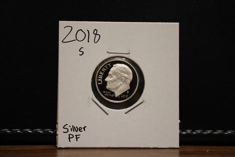 2018 S Silver Proof Roosevelt Dime Cover